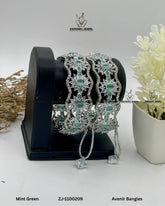 Avenir Bangles | ZAROSH JEWEL Mint Green